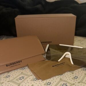 Burberry White Sunglasses